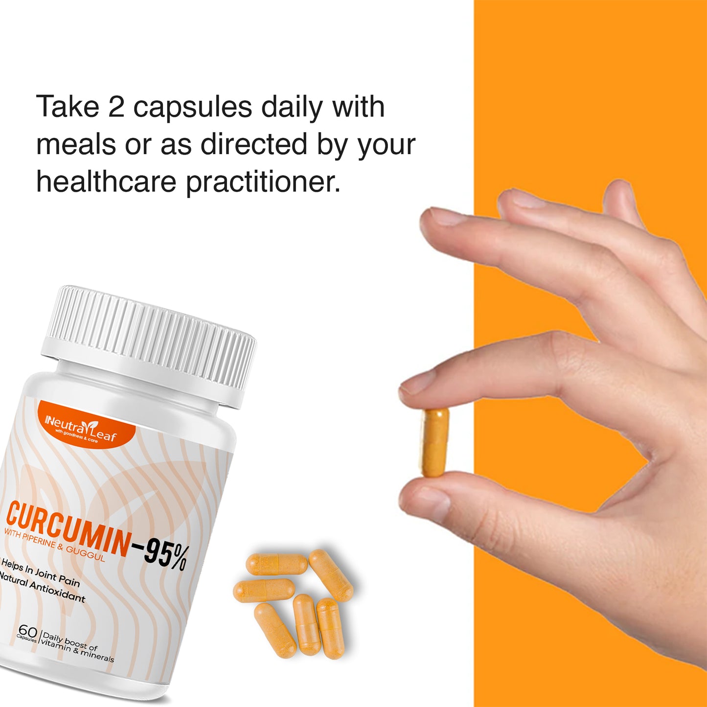 Neutraleaf Curcumin-95% Capsule- 60 Nos