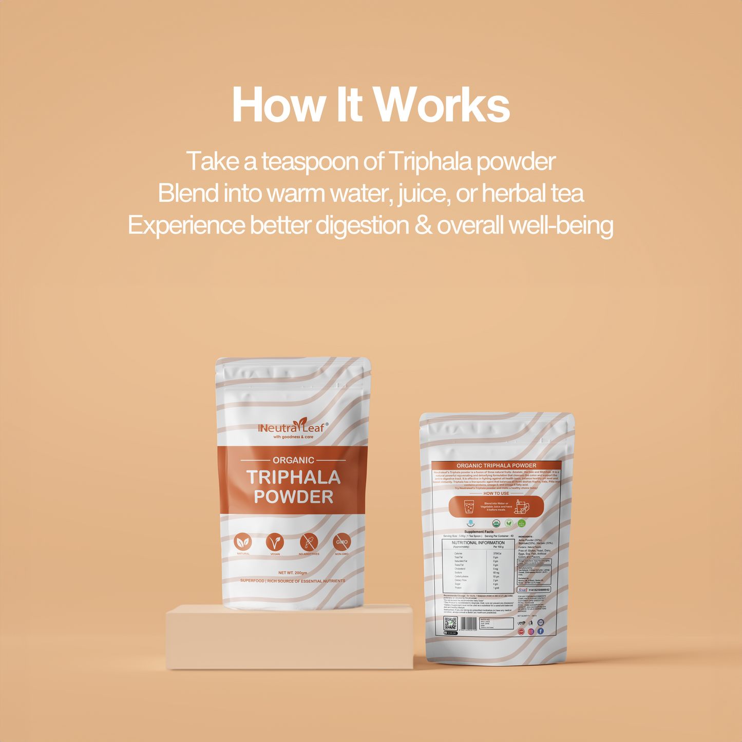 Neutraleaf Triphala Powder - 200gm