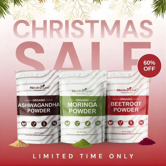 NeutraLeaf Holistic Trio Pack - Clears Skin| Boosts Energy | Supports Digestion | Blood Pressure Management | Nature's Multi-Vitamin