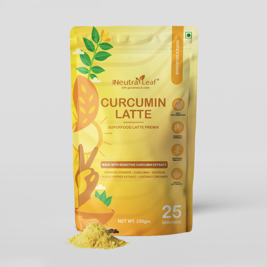 NeutraLeaf Curcumin Latte – Supports Immunity, Reduces Inflammation, Boosts Joint & Gut Health