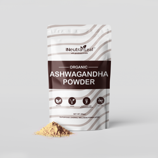 Neutraleaf Ashwagandha Powder – The Ultimate Superfood for Stress Relief, Strength, and Vitality