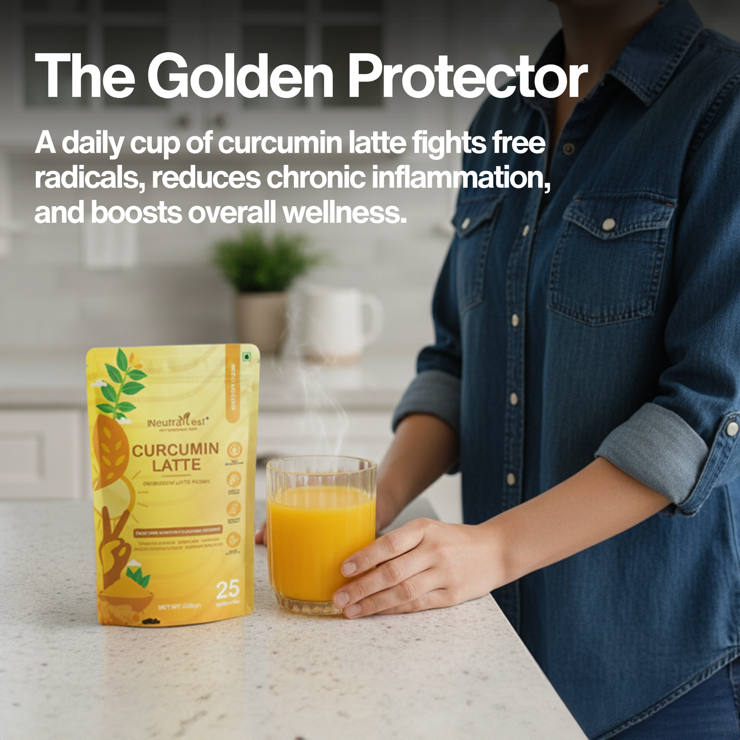 Golden Green Wellness Pack - Moringa Latte + Curcumin Latte – power pair for everyday immunity, energy & balance