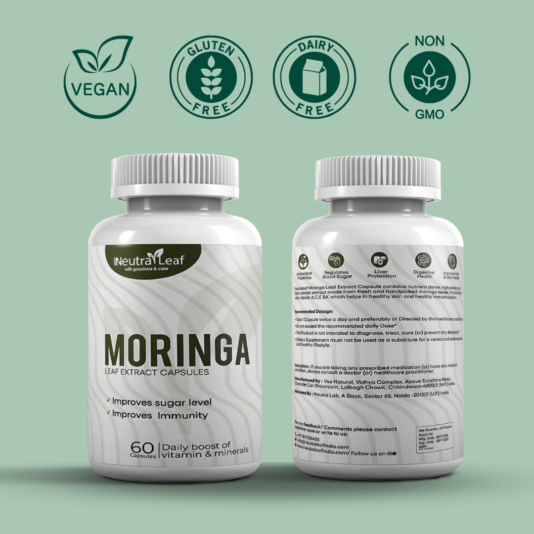 Neutraleaf Moringa Capsules - Pack of 60