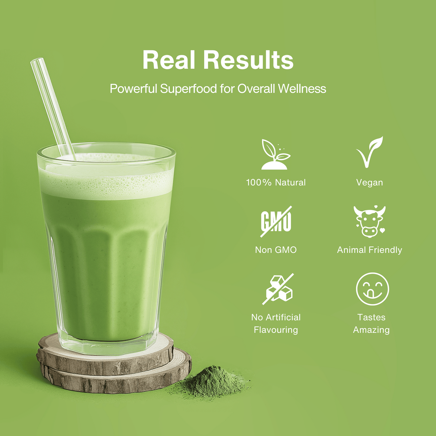 NeutraLeaf Moringa Latte – Rich in Antioxidants & Plant Protein (Tastes Delicious!) (250g)