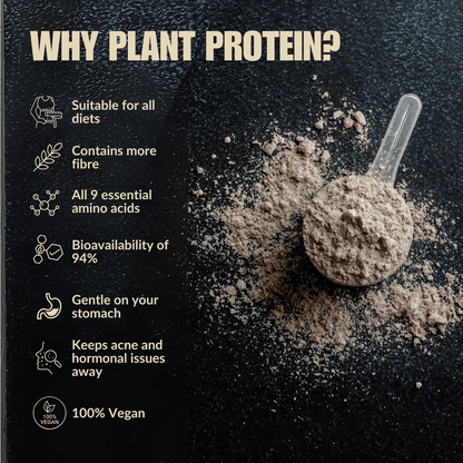 Neutraleaf’s Super Plant Protein - Misti Kheer | 10+ Superfoods | 25g Protein Per Serve | 4.4g BCAA | 100% Vegan