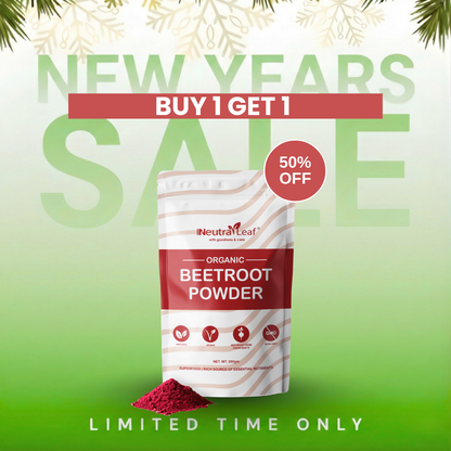Neutraleaf Beetroot Powder – The Natural Superfood for Radiant Skin, Stronger Hair, and More Energy