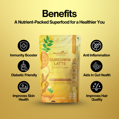 Golden Green Wellness Pack - Moringa Latte + Curcumin Latte – power pair for everyday immunity, energy & balance