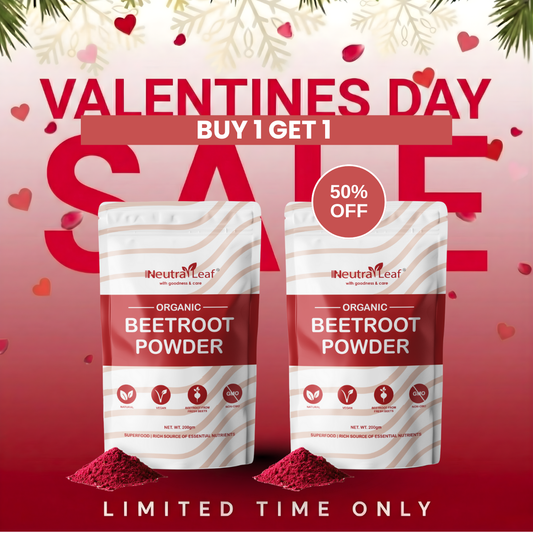 Neutraleaf Beetroot Powder – The Natural Superfood for Radiant Skin, Stronger Hair, and More Energy