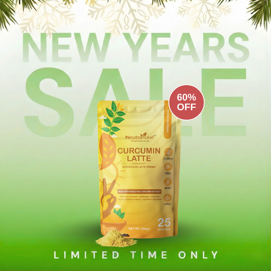NeutraLeaf Curcumin Latte – Supports Immunity, Reduces Inflammation, Boosts Joint & Gut Health