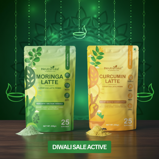 Golden Green Wellness Pack - Moringa Latte + Curcumin Latte – power pair for everyday immunity, energy & balance