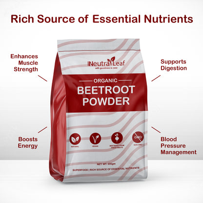 Healthy Skin & Energy Booster combo- Moringa Powder 500gm and Beetroot Powder 200gm