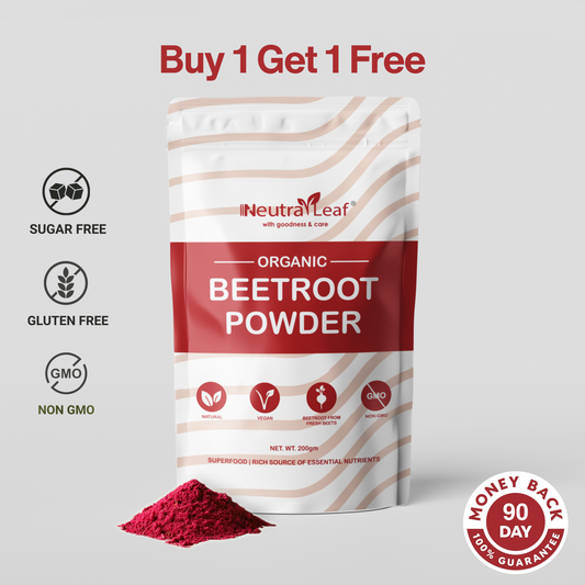 Neutraleaf Beetroot Powder – The Natural Superfood for Radiant Skin, Stronger Hair, and More Energy