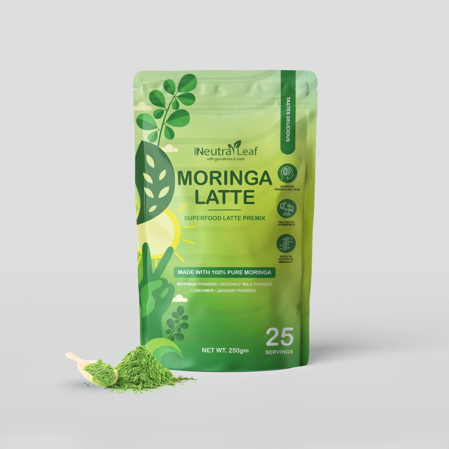 Golden Green Wellness Pack - Moringa Latte + Curcumin Latte – power pair for everyday immunity, energy & balance
