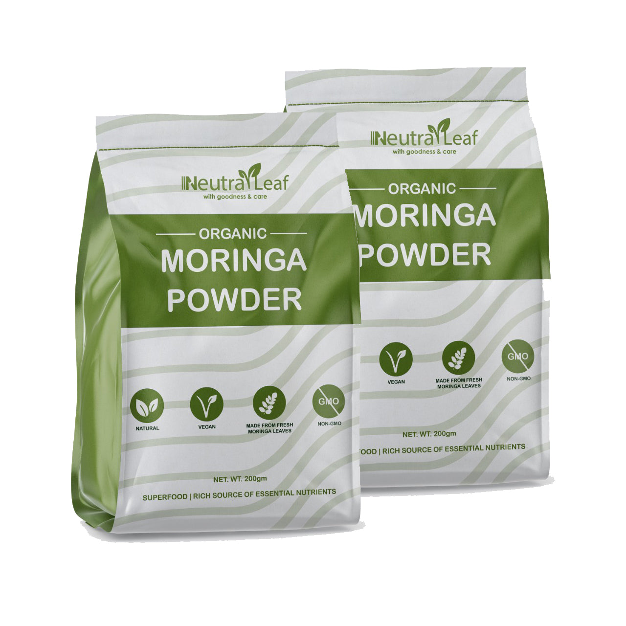 NeutraLeaf Organic Moringa Powder | Immunity Booster| Improves Digestion & Weight Management | Good for Hair & Skin| Protein Rich