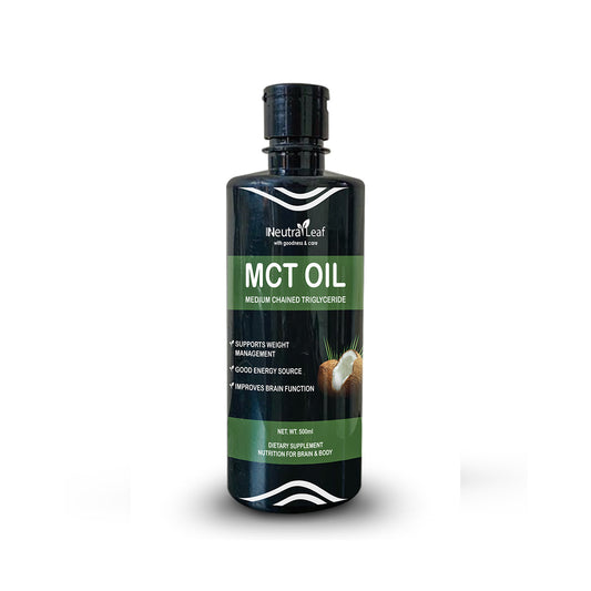 Neutra Leaf Pure MCT | Helps To Get Slim | 100% Coconut Source | Instant Energy - 500ml
